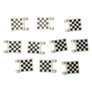 Lot of 50 LEGO 2335 Checkered Racing Car Flag 2x2